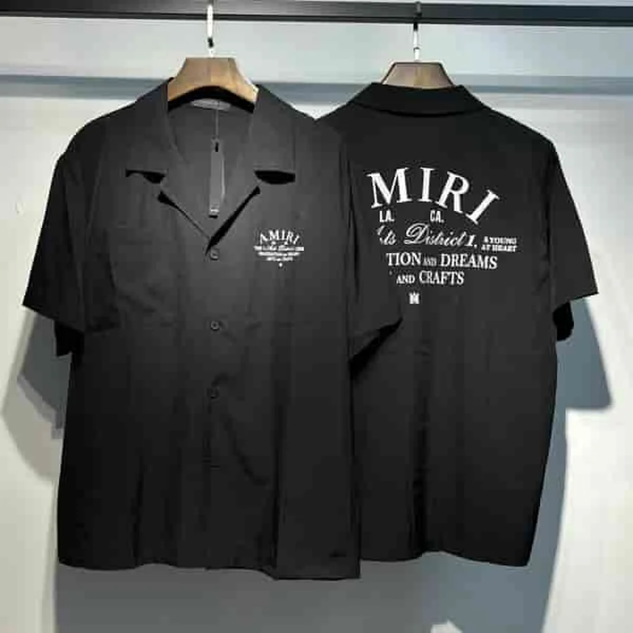 Amiri Black Short Sleeve Button-Up Shirt Shirt