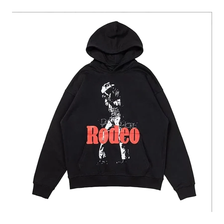 Cactus Plant Flea Market Black Rodeo Graphic Heavyweight Hoodie