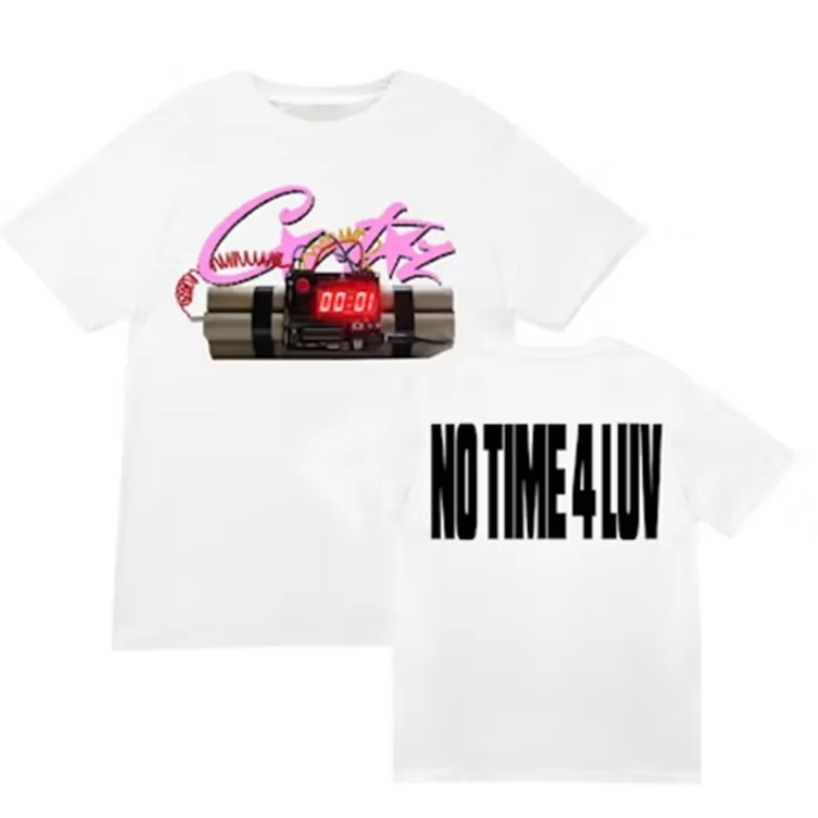 Corteiz White Dynamite Bomb Graphic T-Shirt
