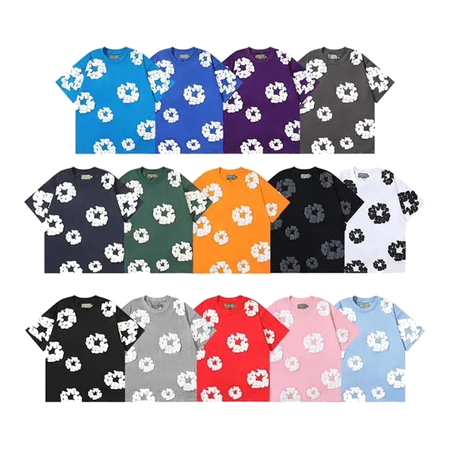 Denim Tears Cotton Wreath All Over Print T-shirt
