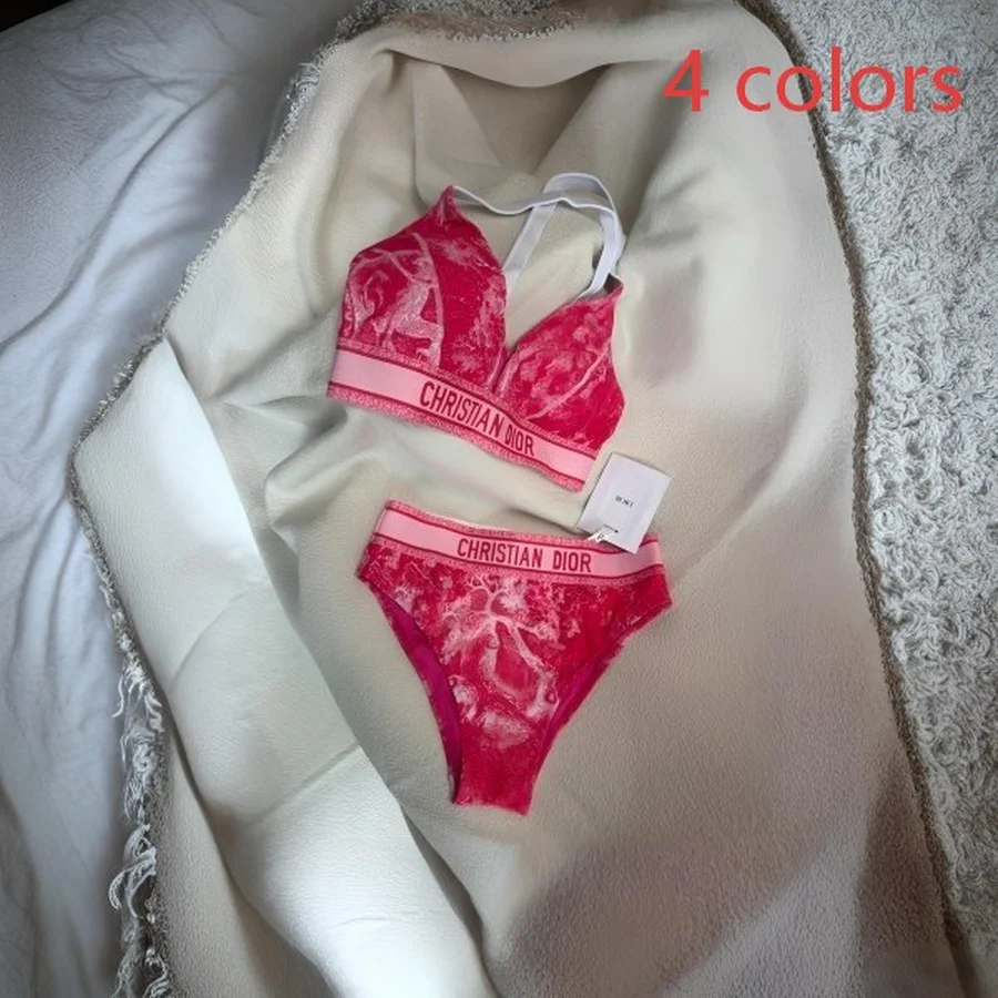 Dior Pink Toile De Jouy Pattern Lingerie Piece
