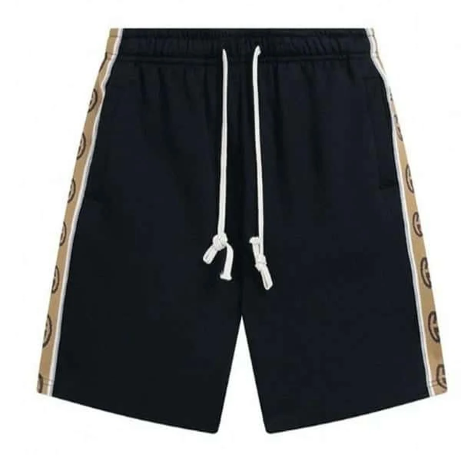 Gucci Black Logo Side Stripe Shorts Shorts