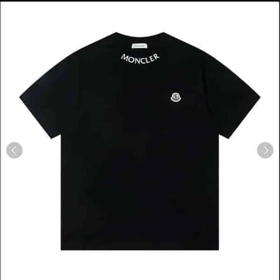 White Scribble Logo Graphic T-Shirt — Black