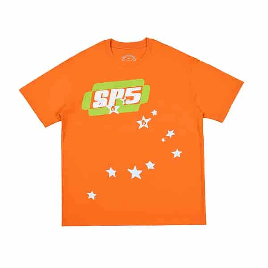 Sp5der Orange Logo Graphic Sweatpants