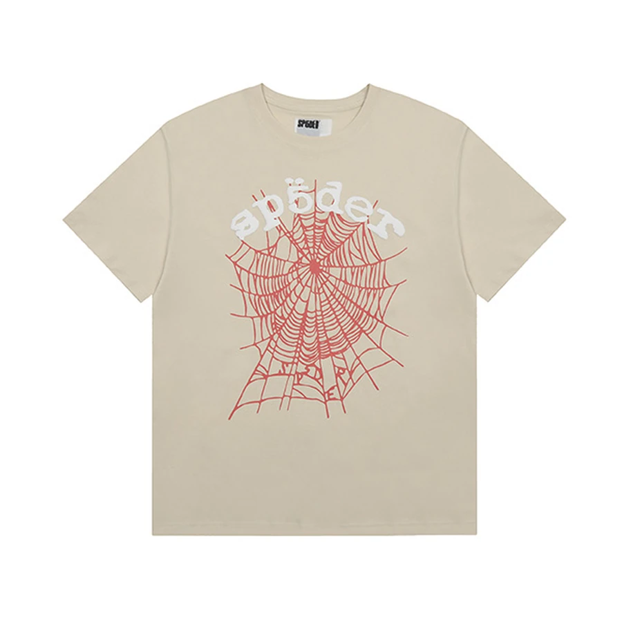 Sp5der Grey Arachnophobia Web Graphic Hoodie