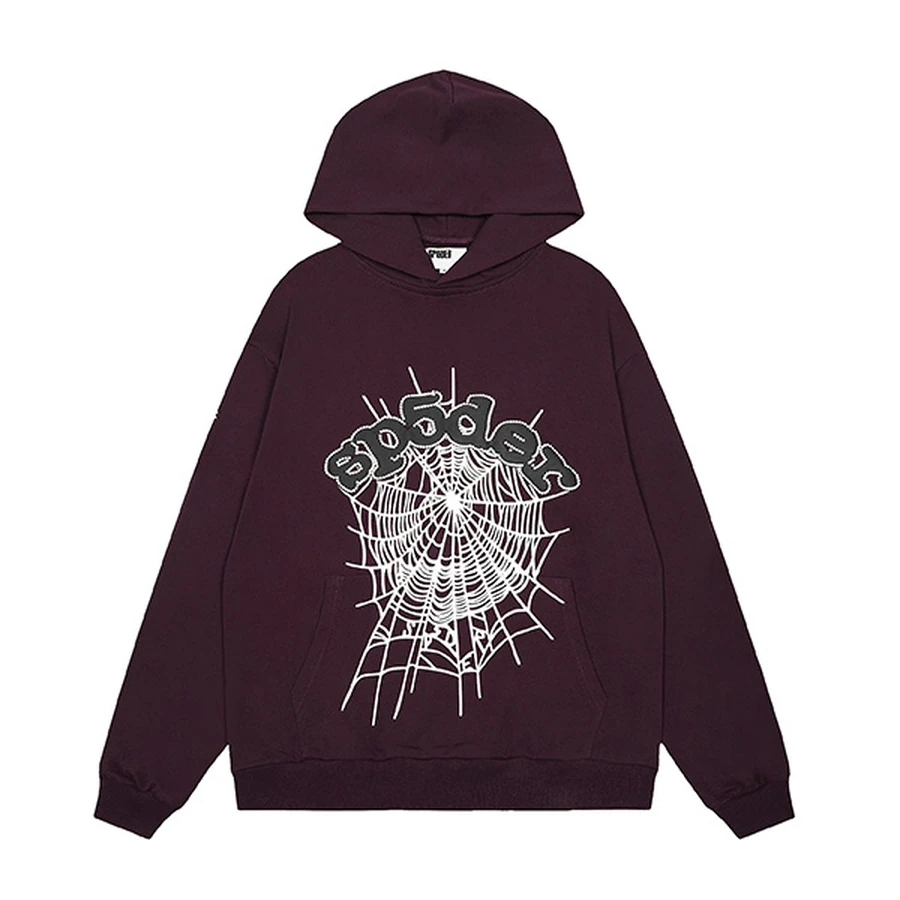 Sp5der Black Atlanta Star Motif Hoodie