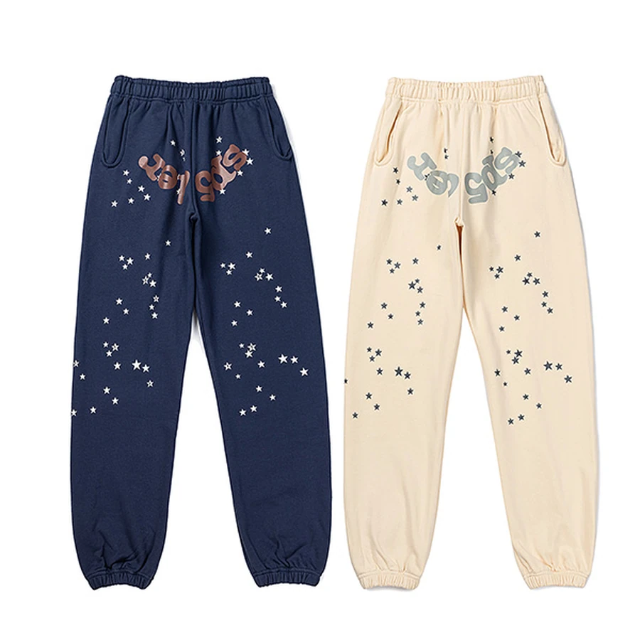 Sp5der Multi-Color Star Graphic Sweatpants 3