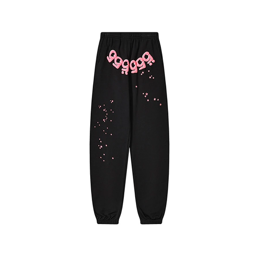 Sp5der Black Spider Web Graphic Sweatpants