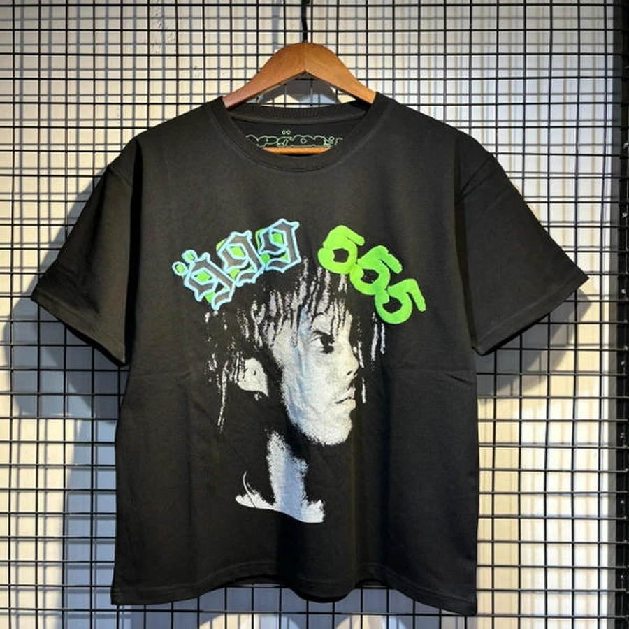 Sp5der Black 999 555 Graphic T-Shirt