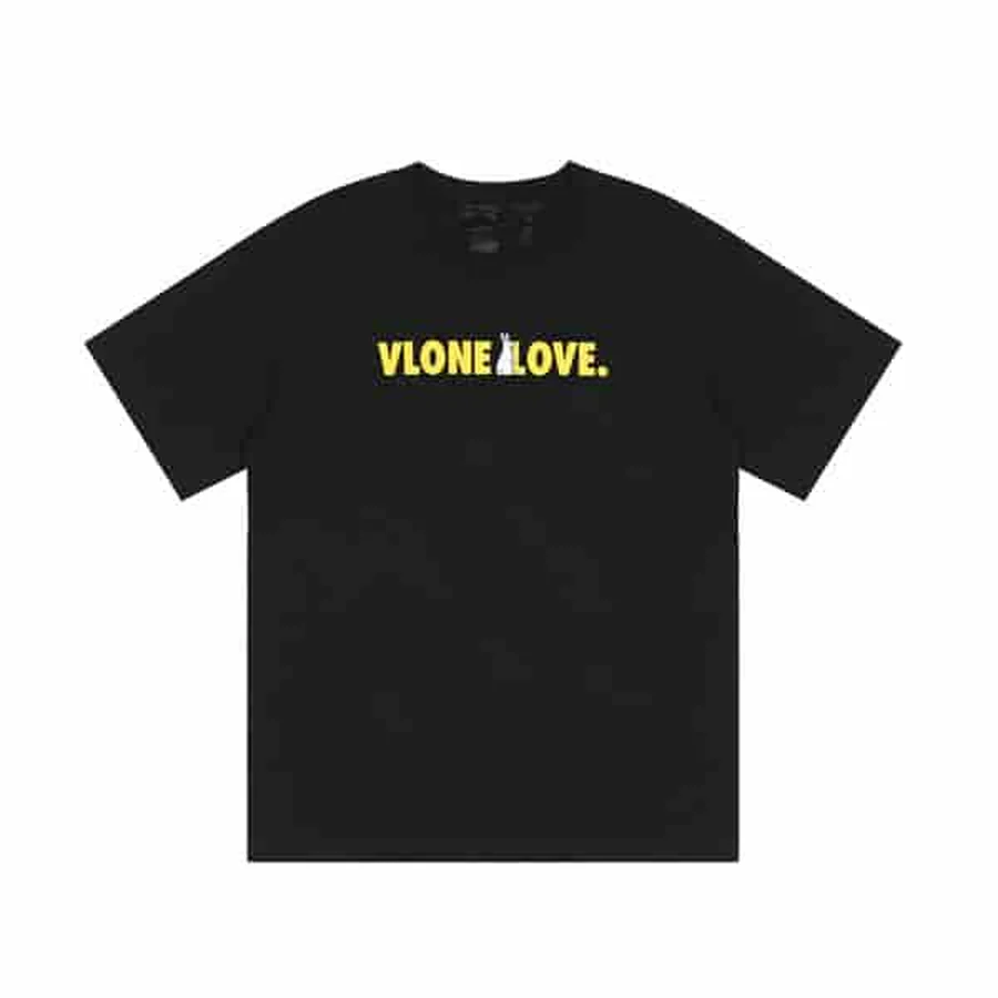 VLONE Black Text With Rabbit Silhouette T-Shirt