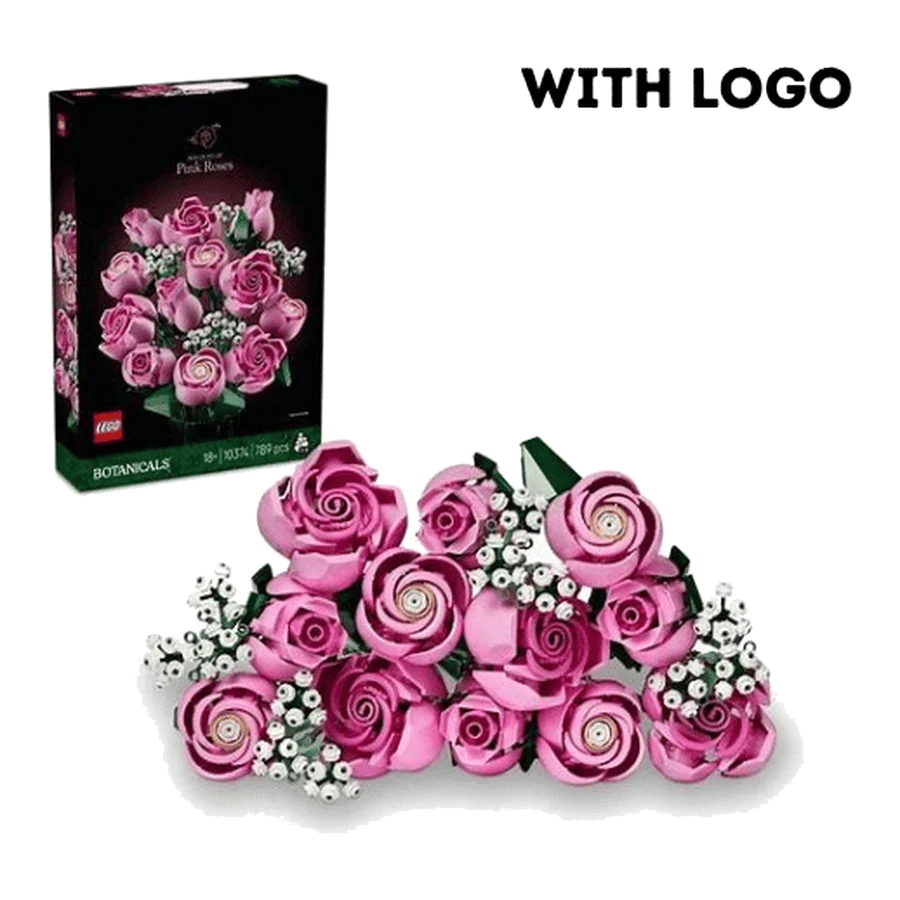 LEGO Art Pink Flowers Brick Display Set