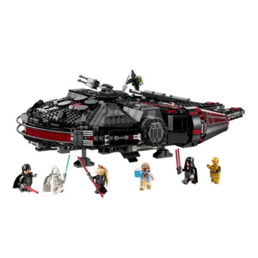 LEGO StarWars Dark Sci-Fi Space Freighter Brick Display Model