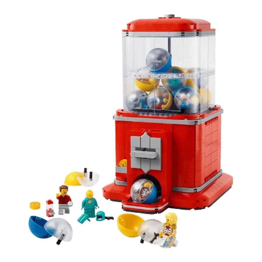 LEGO Ideas Retro Brick-Built Gumball Candy Dispenser