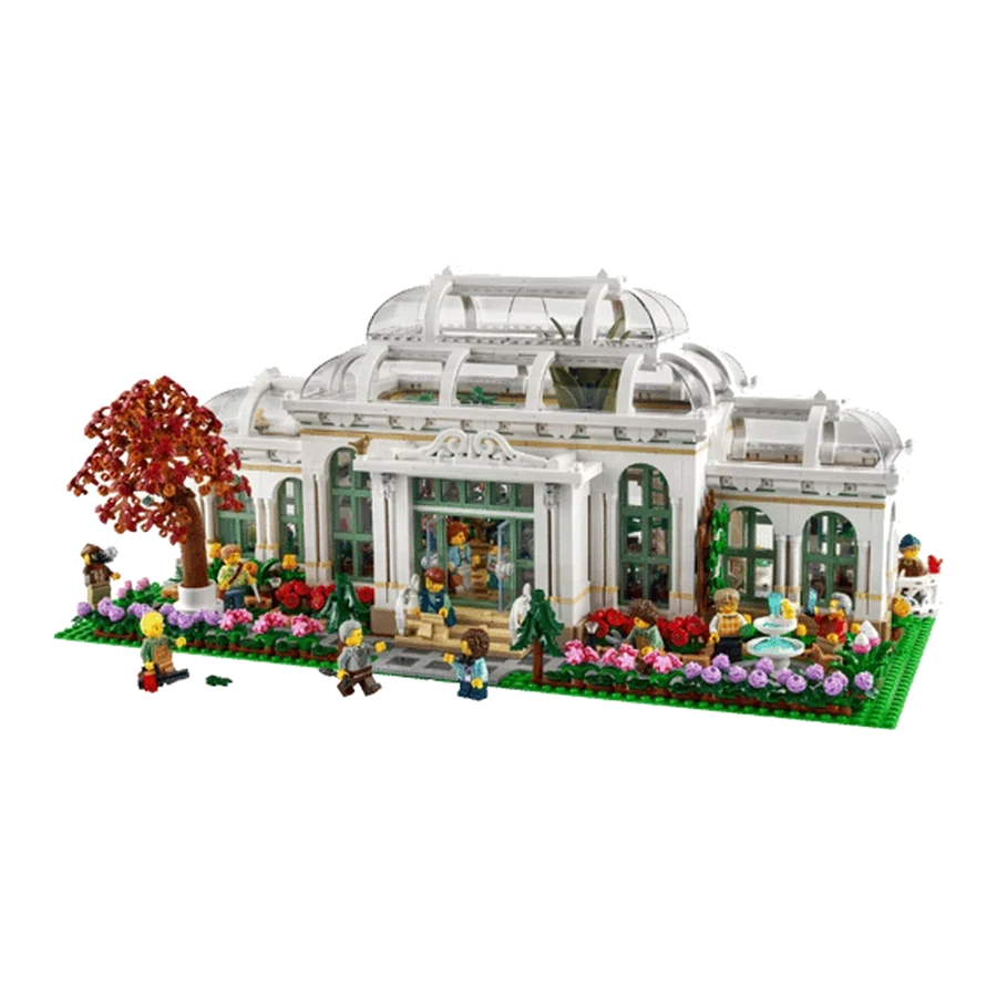 LEGO icons Botanical Garden Display Model Bricks