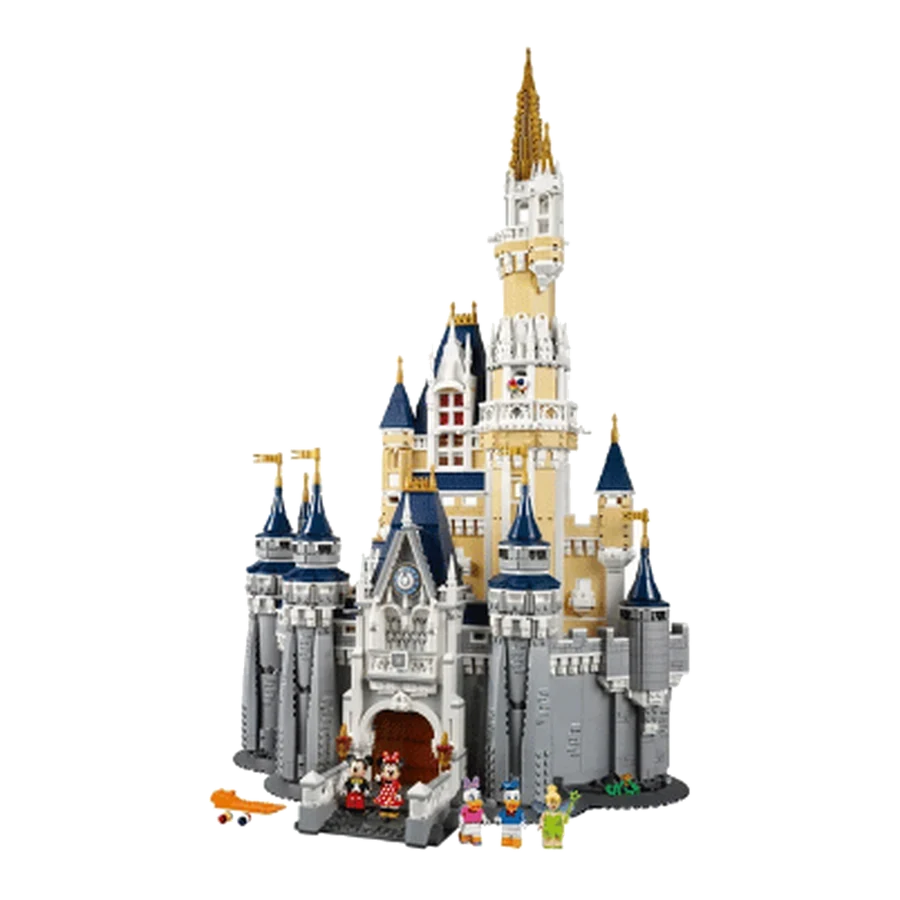 LEGO One Piece/Disney/Super Mario Disney Cinderella Castle Brick Model