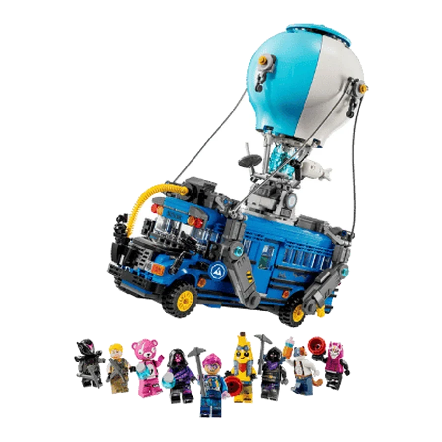 LEGO Others Flying Blue Bus Building Block Toy