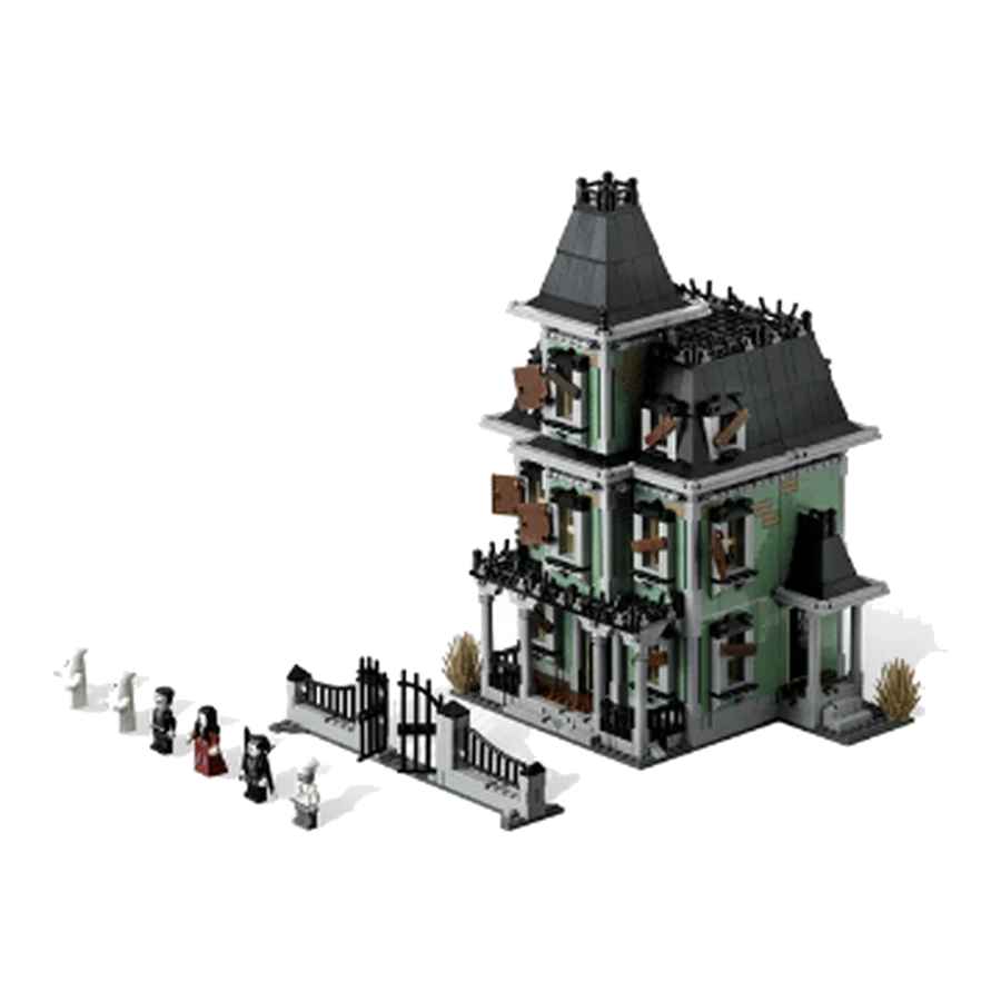 LEGO Others Spooky Haunted Mansion Brick Model