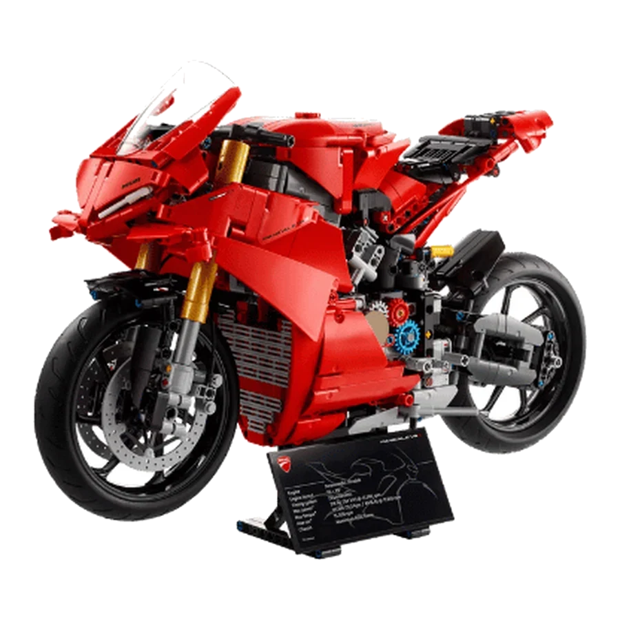 LEGO Technic Superbike Motorcycle Display Set
