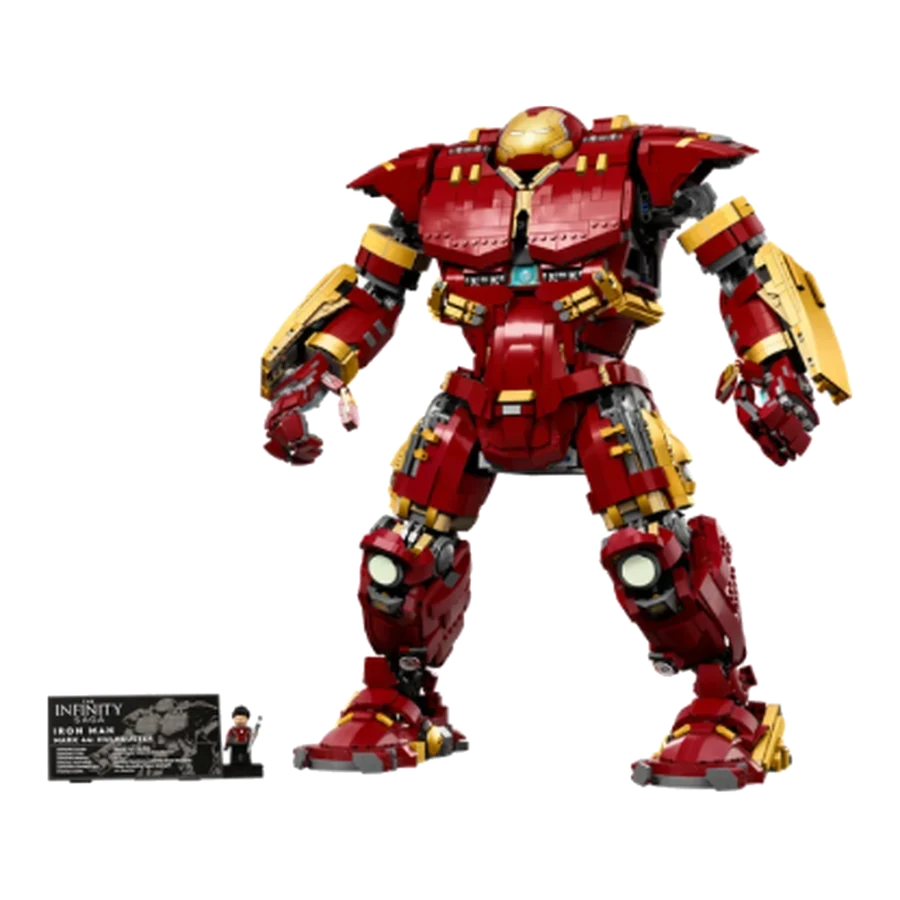 LEGO Marvel/Batman/DC Large Red Mech Robot Display Model