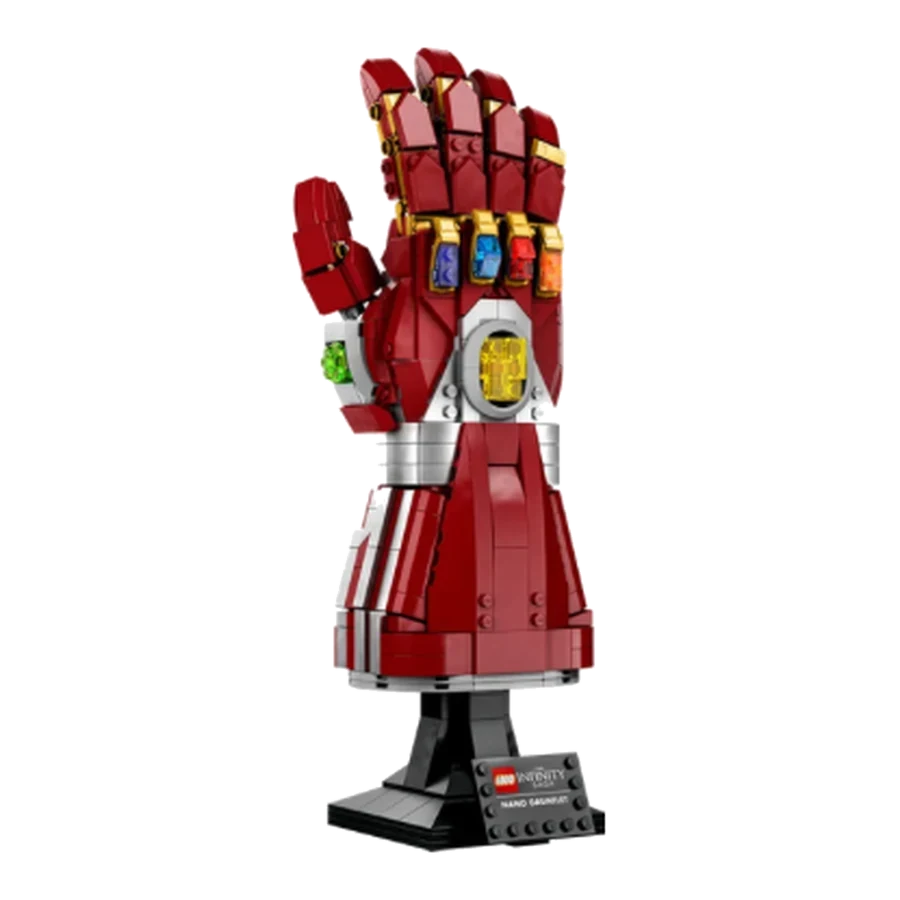 LEGO Marvel/Batman/DC Iron Man Nano Gauntlet Brick Display