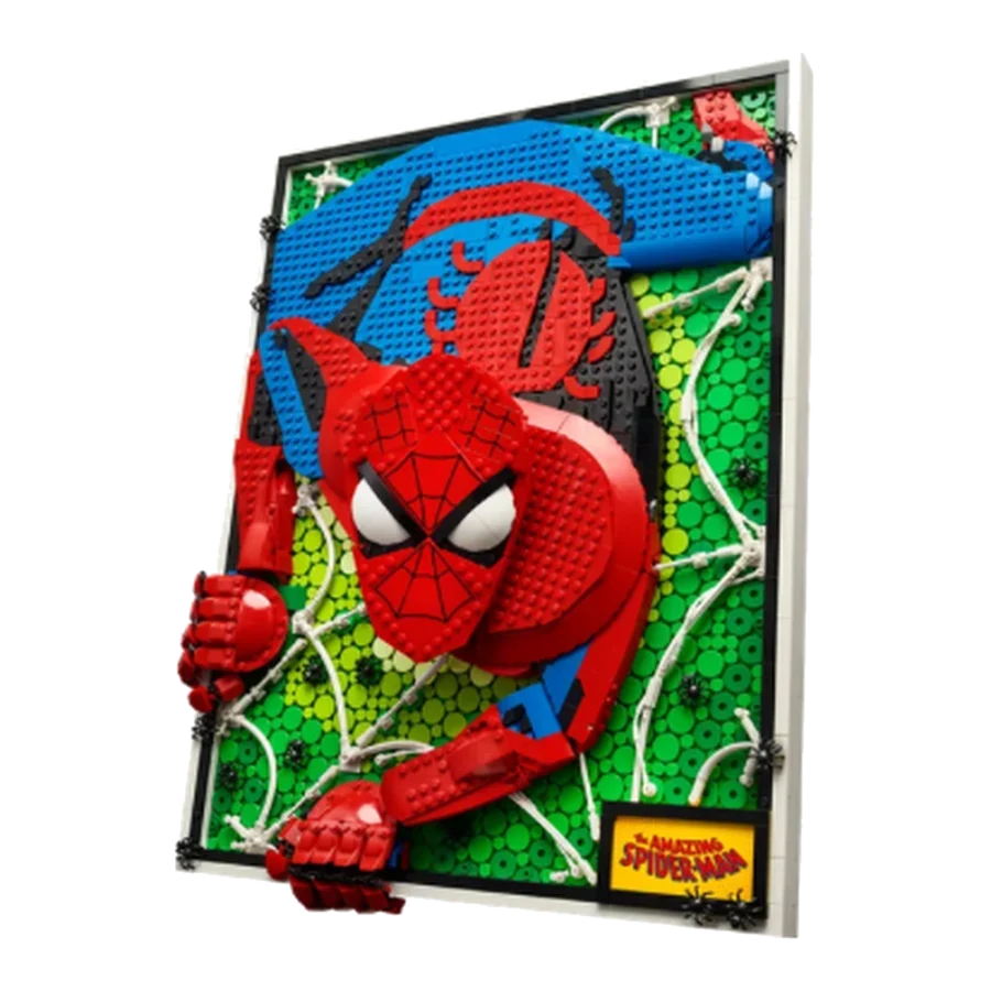 LEGO Marvel/Batman/DC Wall-Climbing Superhero Brick Display Model