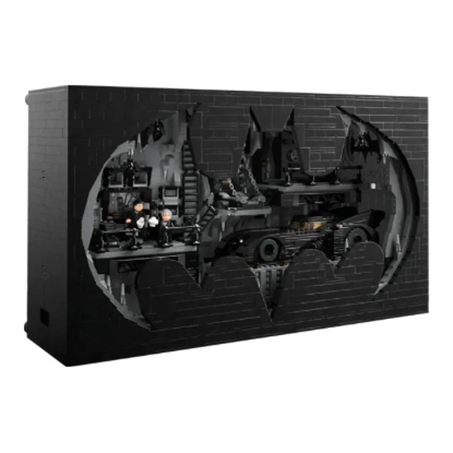 LEGO Marvel/Batman/DC Dark Knight Cave Shadowbox Brick Set