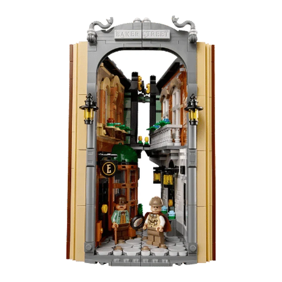 LEGO Ideas Detective's Baker Street Alley Scene Diorama