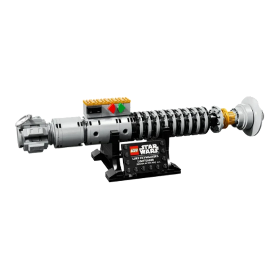 LEGO StarWars Sci-Fi Energy Sword Brick Display Model