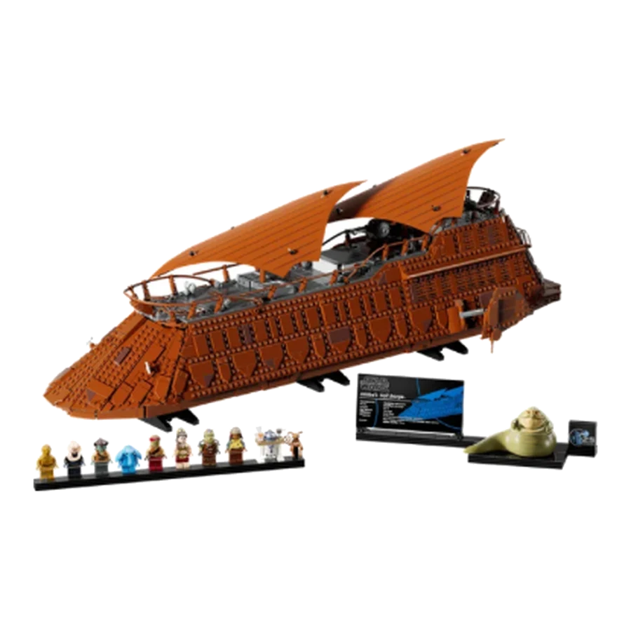 LEGO StarWars Sci-Fi Desert Barge Brick Display Model