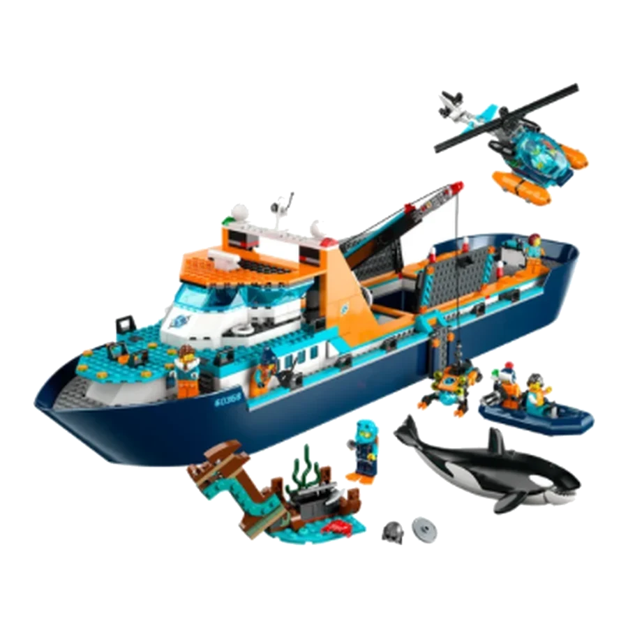 LEGO Others Ocean Exploration Ship Brick Building Set