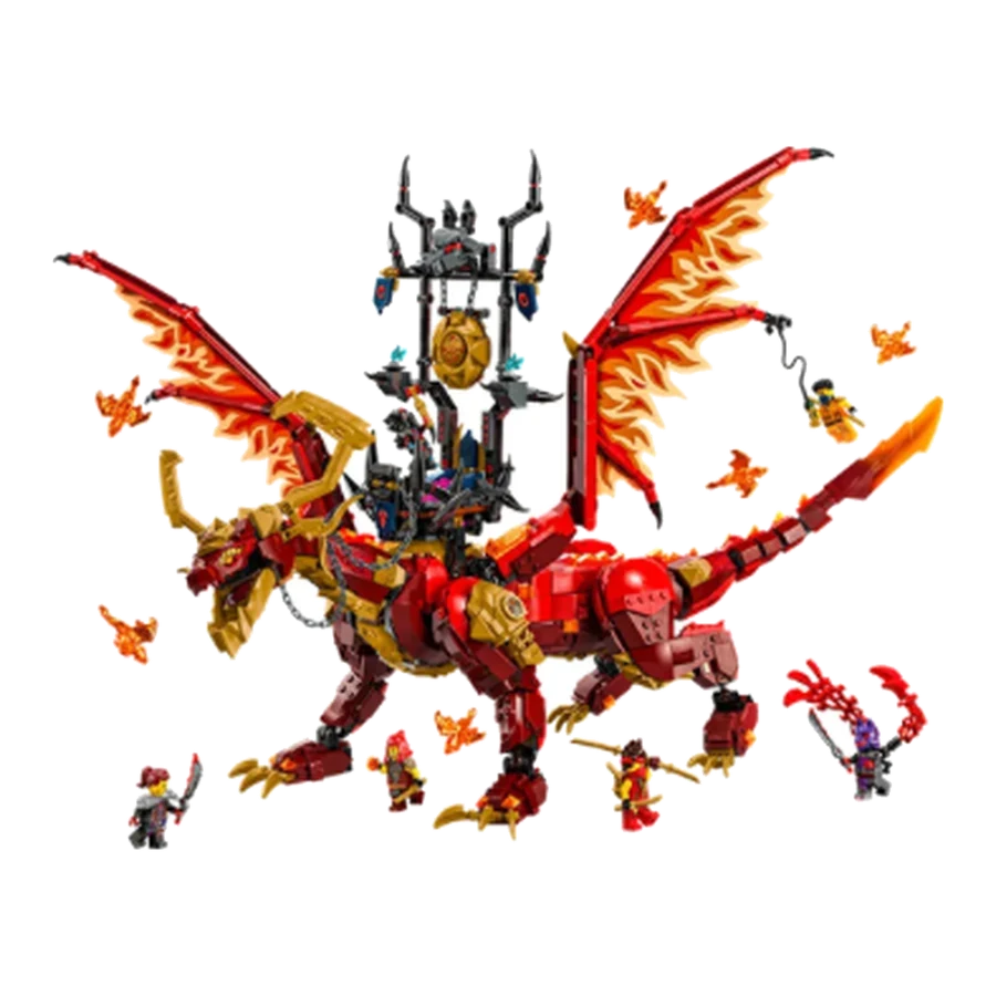 LEGO Others Red Dragon Combat Model Building Set