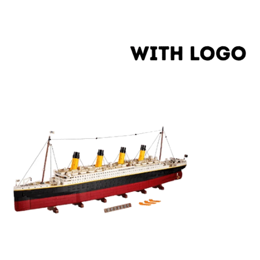 LEGO icons RMS Titanic Brick Display Model