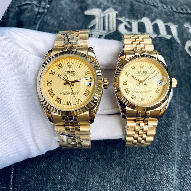 Rolex Datejust 41 Gold Dial Roman