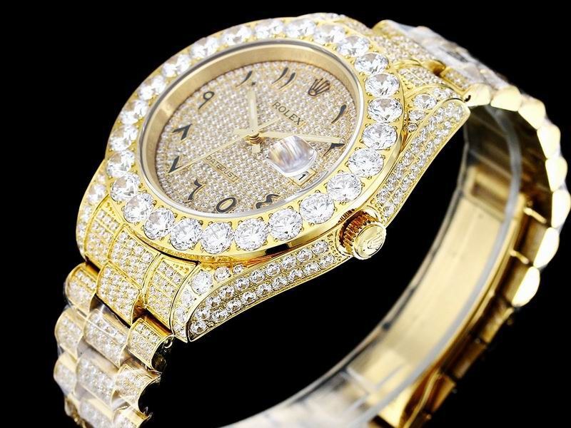 Rolex Datejust Diamond Dial Arabic Gold