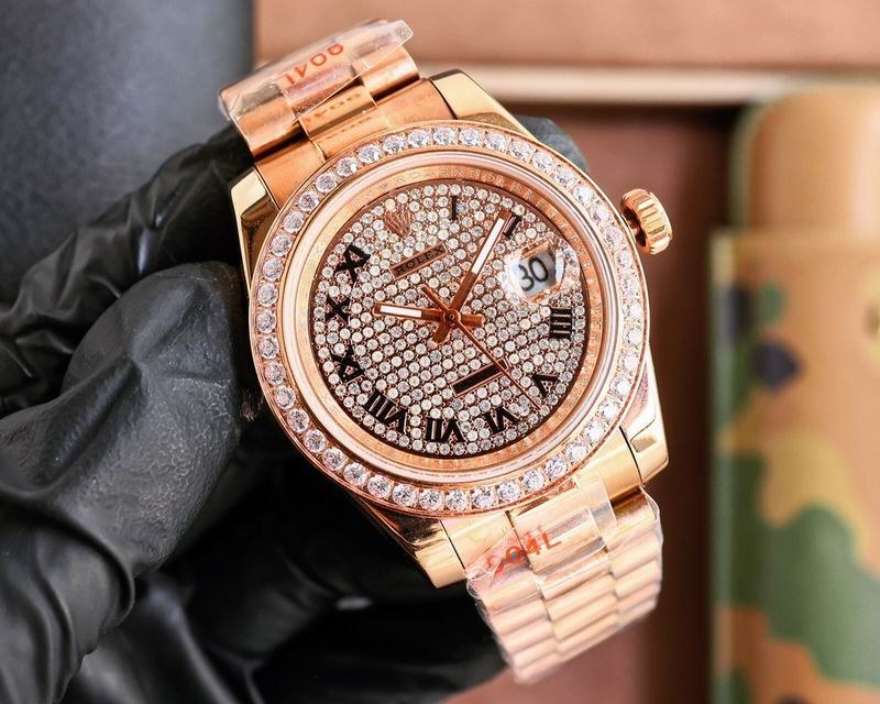 Rolex Datejust Diamond Pavé Rose Gold