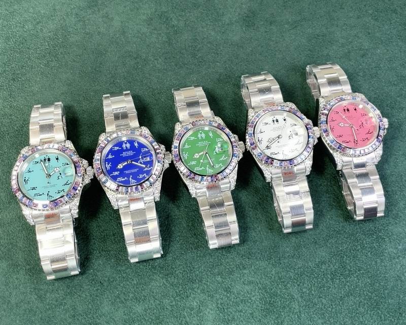 Rolex Datejust Turquoise/Aqua Sports Figures Dial