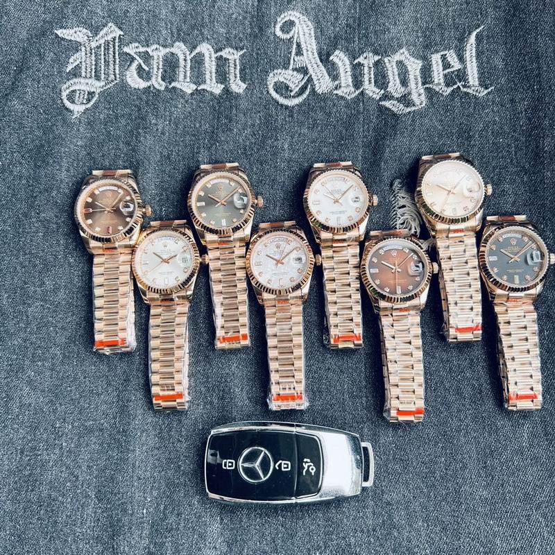 Rolex Day-Date Olive Green Rose Gold