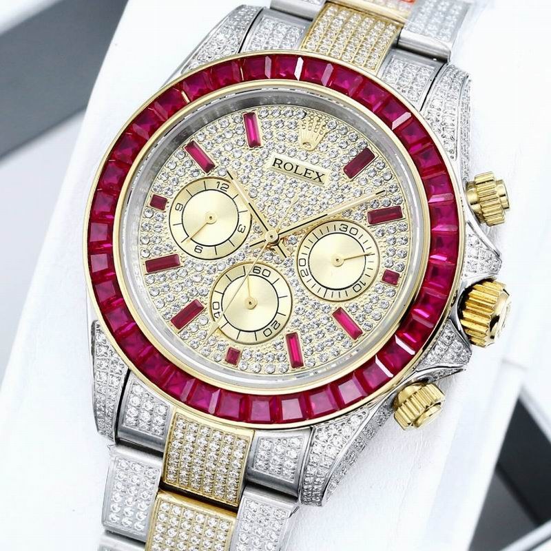 Rolex Daytona Diamond Dial Ruby Two-Tone