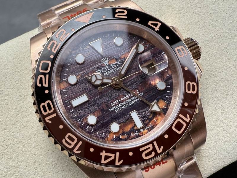 Rolex GMT-Master II Brown/Black Dial Rose Gold