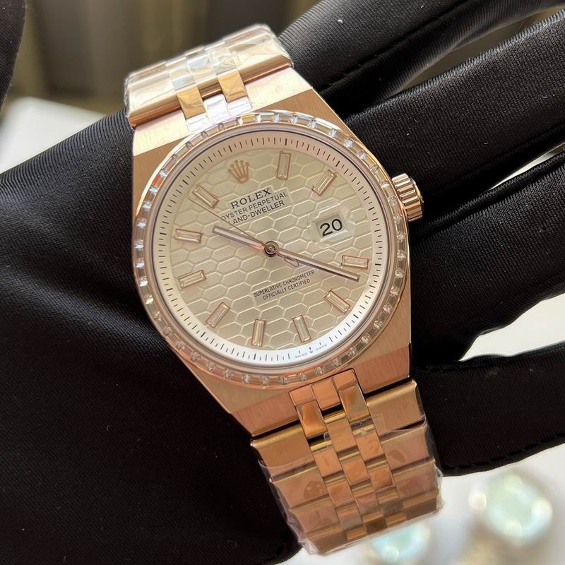 Rolex Sky-Dweller Honeycomb Dial Rose Gold