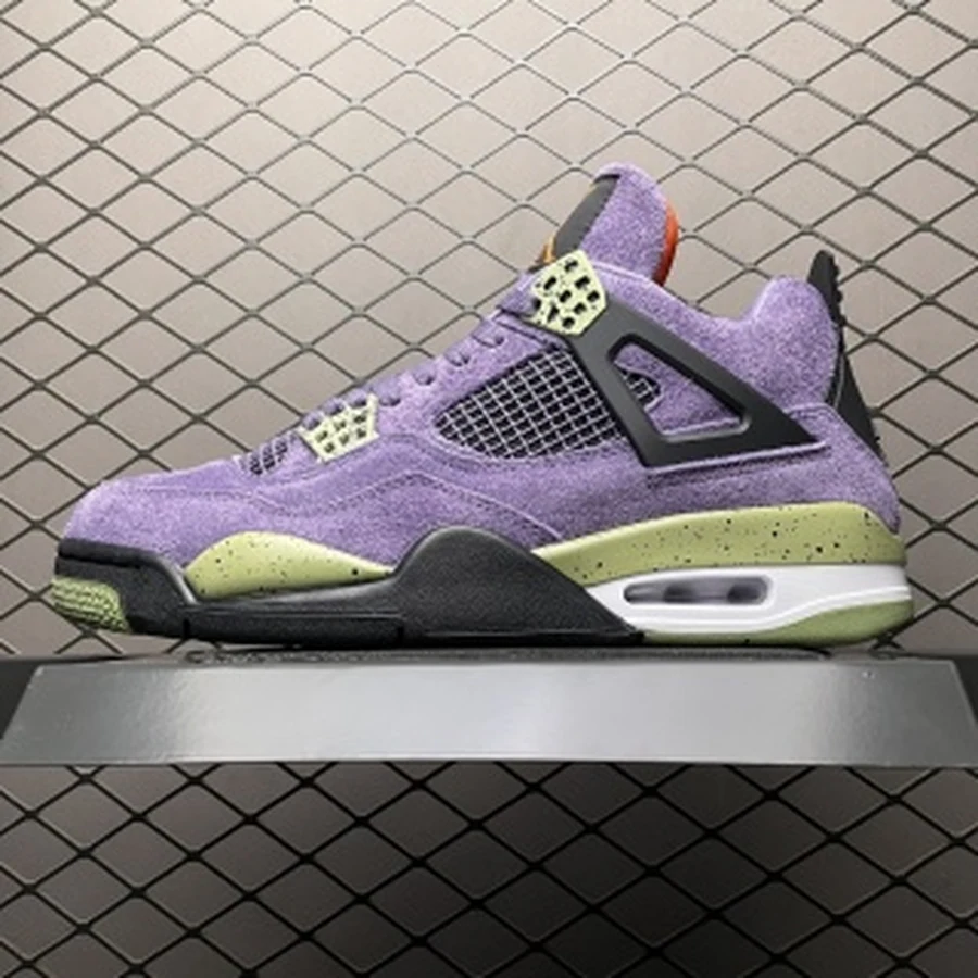 Jordan 4 Purple Green Black — Gallery