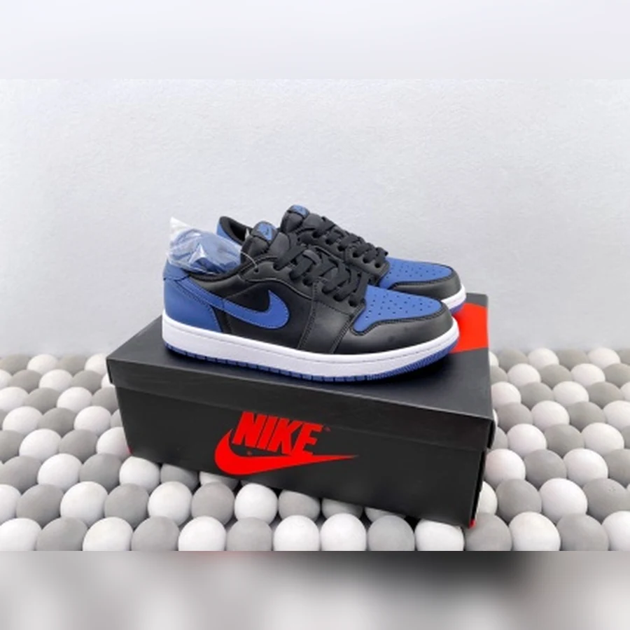 Jordan 1 Low Black Royal Blue White