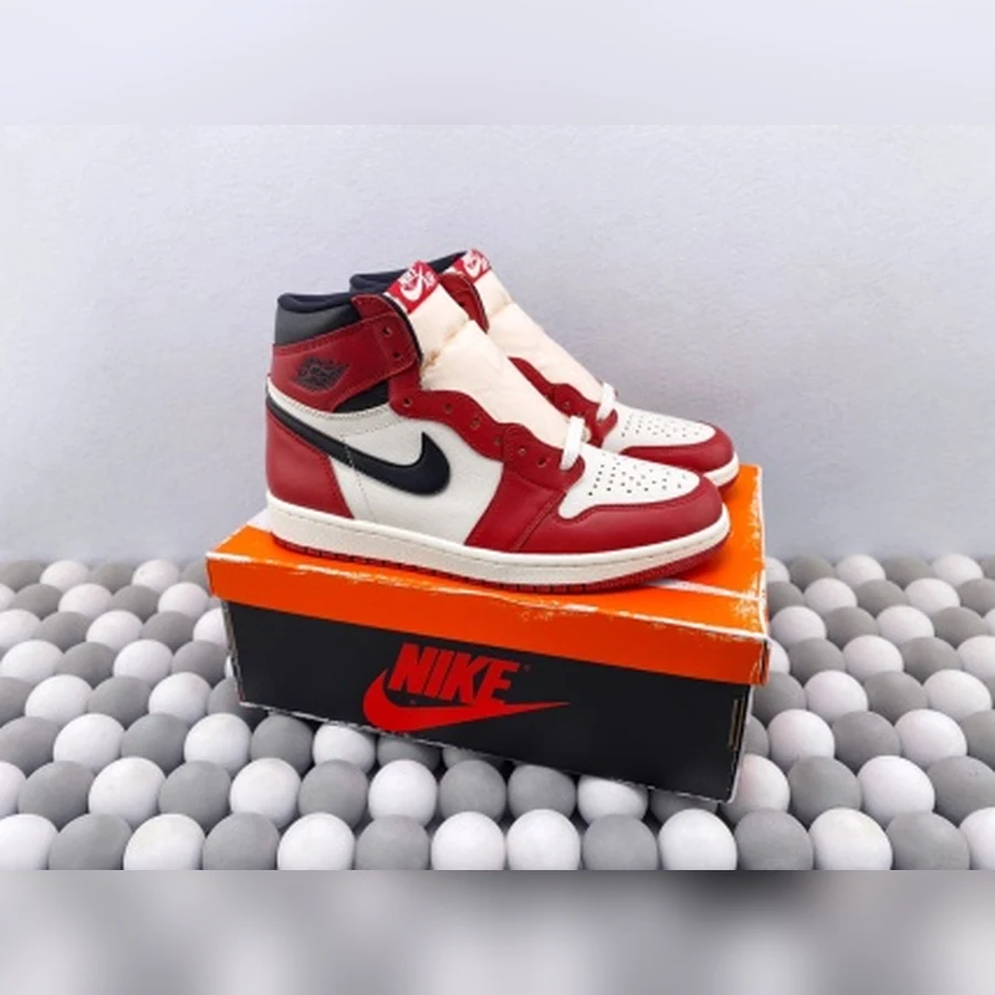 Jordan 1 High Red White Black Lost & Found — Gallery
