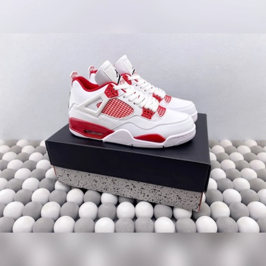 Jordan 4 White Red