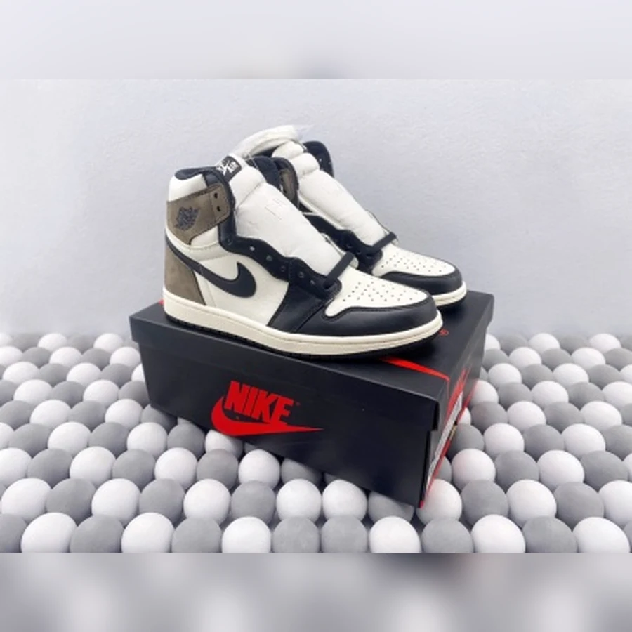 Jordan 1 High Sail Dark Mocha Black