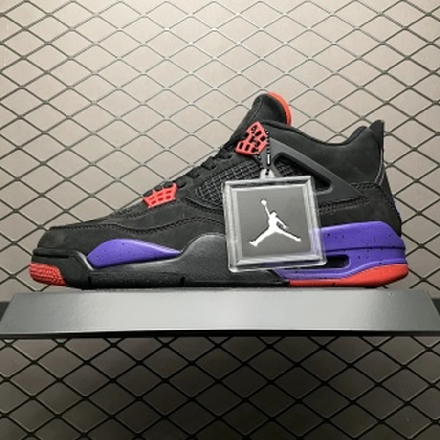 Jordan 4 Black Purple Red