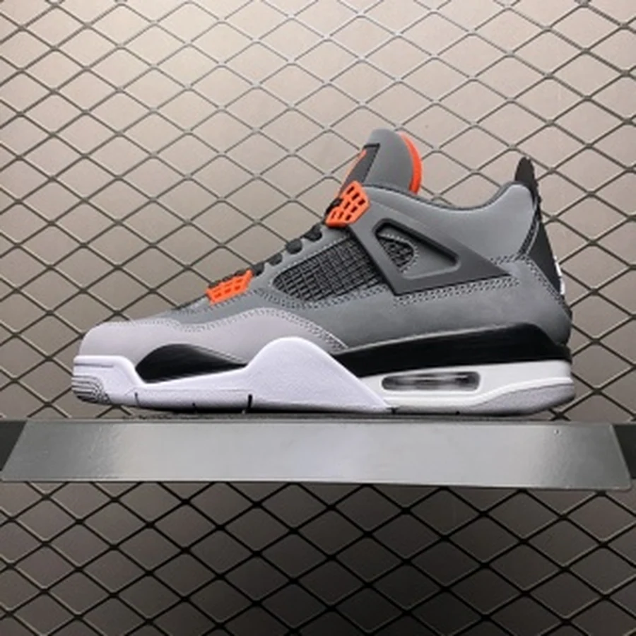 Jordan 4 Grey Infrared Black