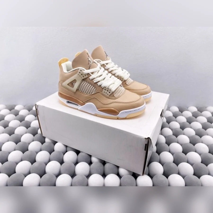 Jordan 4 Tan Beige White