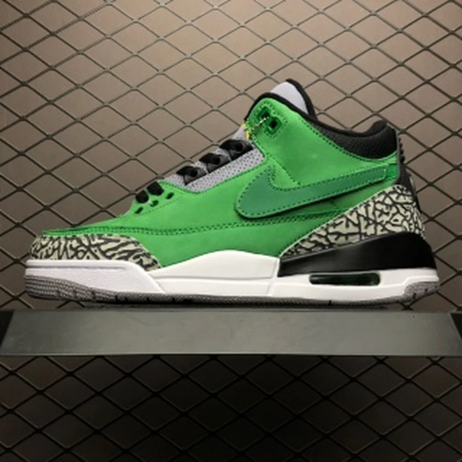 Jordan 3 Green Cement Grey Black