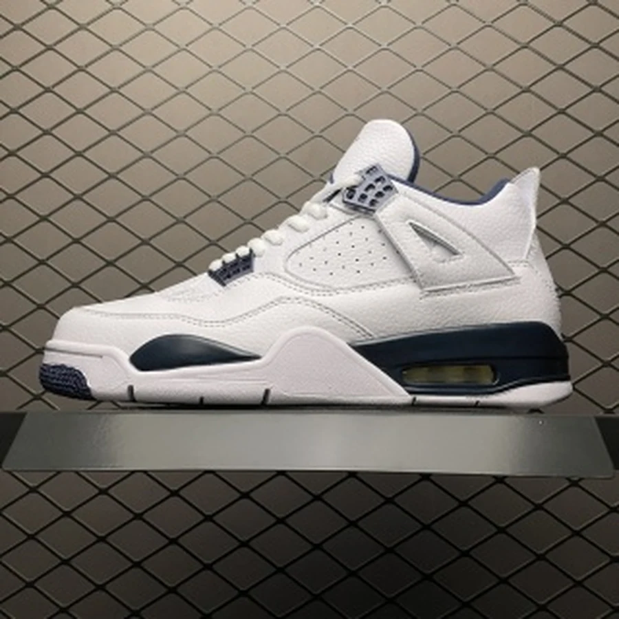 Jordan 4 White Midnight Navy — Gallery